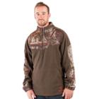 Huntworth 1/4-zip Camouflage Fleece Pullover - Men, Size: Large, Green