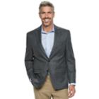 Men's Chaps Classic-fit Patterned Stretch Sport Coat, Size: 40 Long, Grey
