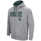 Men's Campus Heritage Michigan State Spartans Full-zip Hoodie, Size: Small, Oxford