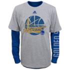 Boys 4-7 Adidas Golden State Warriors Cager Tee Set, Boy's, Size: Small, Blue (navy)