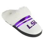 Women's Lsu Tigers Plush Slippers, Size: Xl, White