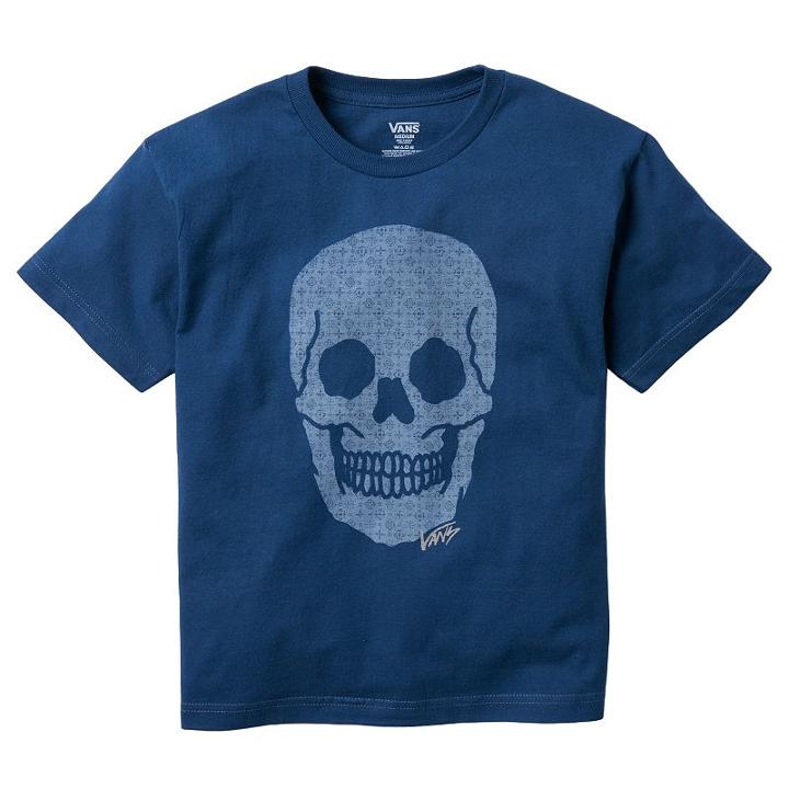 Boys 8-20 Vans Skull Tee, Boy's, Size: Xl, Dark Blue