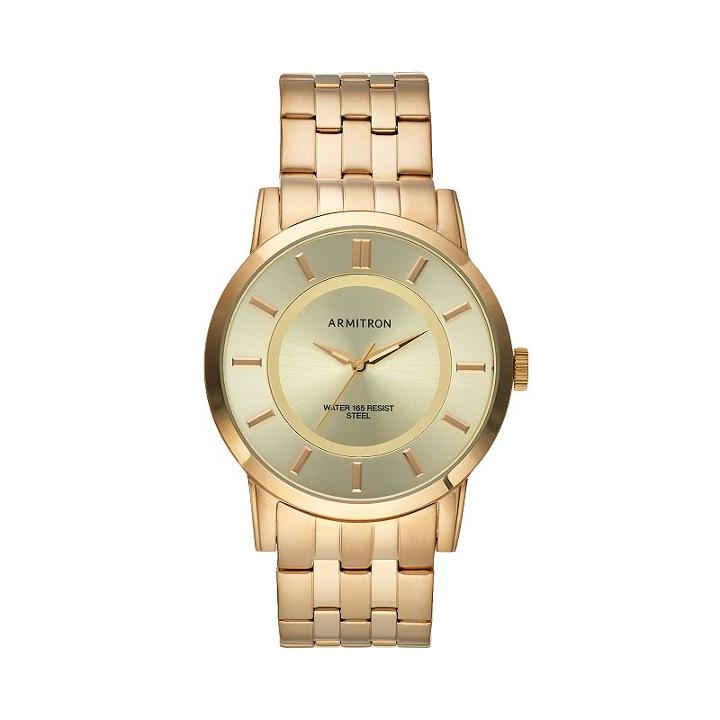 Armitron Men's Stainless Steel Watch - 20/4962chgp, Yellow