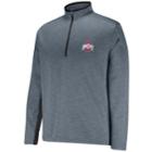 Men's Ohio State Buckeyes First Down Ii Half-zip Fleece Pullover, Size: Xxl, Dark Grey