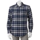 Men's Sonoma Goods For Life&trade; Donegal Modern-fit Button-down Shirt, Size: Medium, Blue