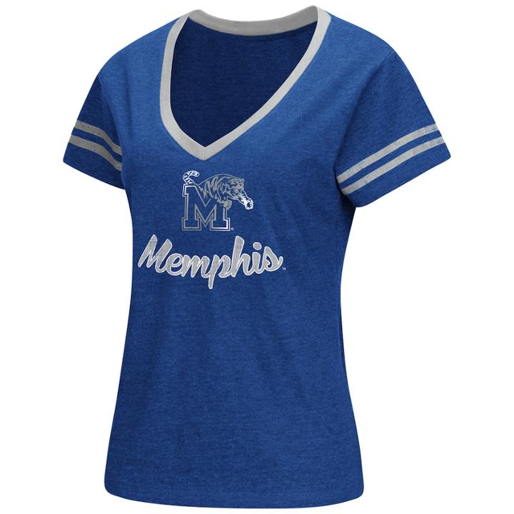 Women's Memphis Tigers Varsity Tee, Size: Xl, Dark Blue