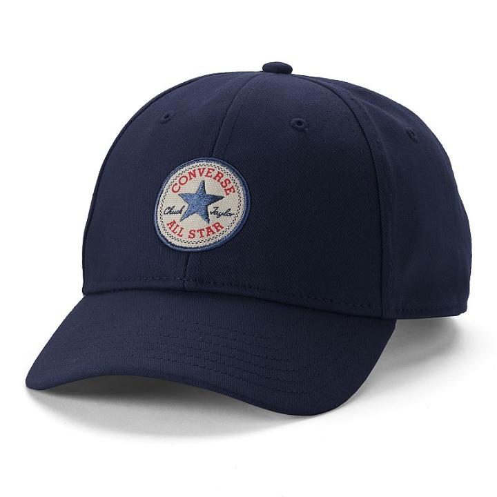 Unisex Converse Embroidered Baseball Hat, Blue