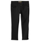 Girls 4-8 Squeeze Cuffed Jeggings, Girl's, Size: 4, Dark Grey