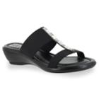 Tuscany By Easy Street Elba Women's Sandals, Size: Medium (9), Black