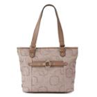 Rosetti Jacquard Belted Tote, Women's, Brown Oth