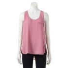 Juniors' My Michelle Zipper Accent Tank Top, Teens, Size: Xs, Med Purple