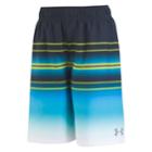 Boys 8-20 Under Armour Galaxy Stripe Volley Shorts, Size: Small, White