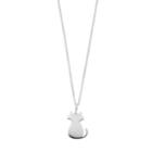 Love This Life Sterling Silver Cat Pendant Necklace, Women's
