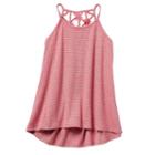 Girls 7-16 & Plus Size So&reg; Lattice Back High-low Tank Top, Girl's, Size: 16 1/2, Lt Orange