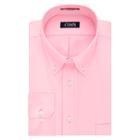 Men's Chaps Regular-fit Wrinkle-free Herringbone Dress Shirt, Size: L-32/33, Light Red