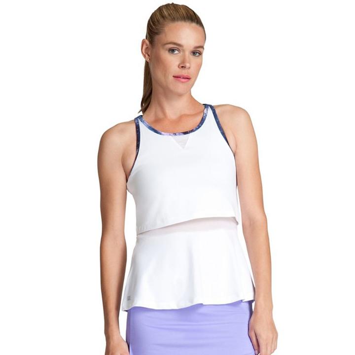 Women's Tail Catalina Tennis Tank, Size: Xxl, White