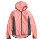 Girls 7-16 & Plus Size So&reg; Hooded Microfleece Jacket, Size: 14 1/2, Brt Pink