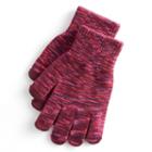 Women's So&reg; Space-dyed Tech Gloves, Dark Red