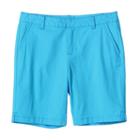Girls Plus Size So&reg; Slash Pocket Bermuda Shorts, Girl's, Size: 14 1/2, Turquoise/blue (turq/aqua)