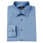 Men's Apt. 9&reg; Slim-fit Flex Collar Dress Shirt, Size: 16-32/33, Med Blue