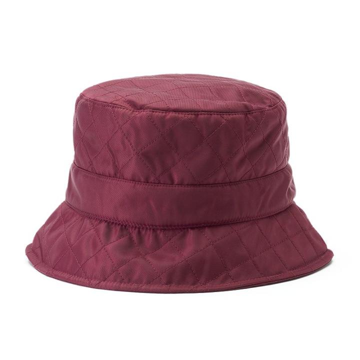 Betmar Quilted Bucket Hat, Women's, Purple