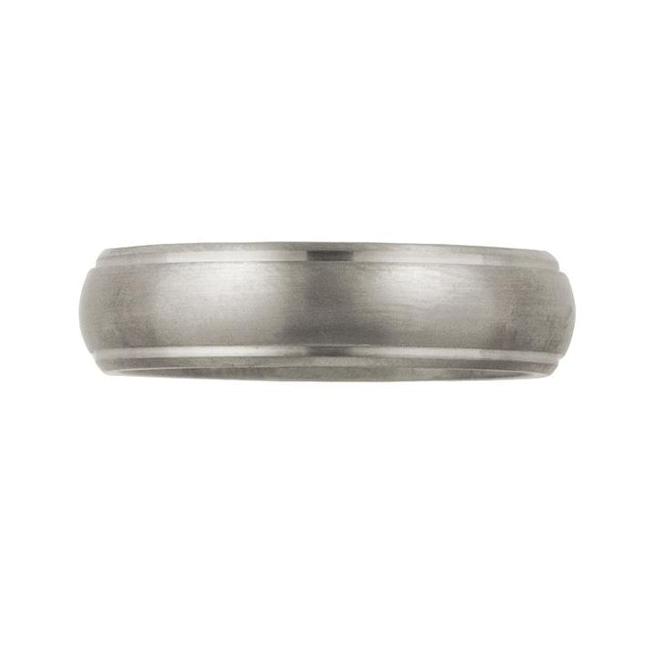 Cherish Always Titanium Wedding Band - Men, Size: 13.50, Grey