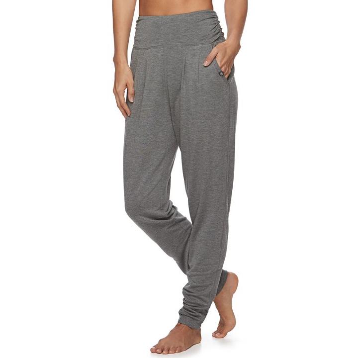 Women's Gaiam Grace Yoga Harem Pants, Size: Xs, White Oth