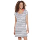 Women's Apt. 9&reg; T-shirt Dress Cover-up, Size: Medium, Multicolor
