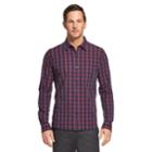 Big & Tall Men's Van Heusen Never Tuck Slim-fit Button-down Shirt, Size: Xxl Tall, Light Blue