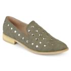 Journee Collection Breeze Women's Flats, Size: Medium (6.5), Dark Green