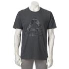 Men's Reebok Camo Logo Tee, Size: Large, Grey (charcoal)