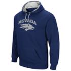 Men's Campus Heritage Nevada Wolf Pack Logo Hoodie, Size: Medium, Blue (navy)