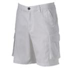 Men's Croft & Barrow&reg; Classic Cargo Shorts, Size: 34, Light Grey