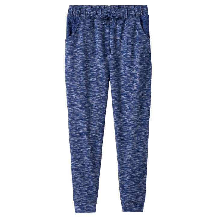 Girls Plus Size So&reg; Crochet Pocket Jogger Pants, Size: 20 1/2, Blue