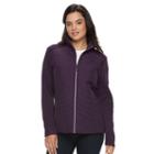 Women's Zeroxposur Scarlett Quilted Jacket, Size: Large, Blackberry