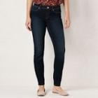 Women's Lc Lauren Conrad High-waist Jeggings, Size: 12, Dark Blue