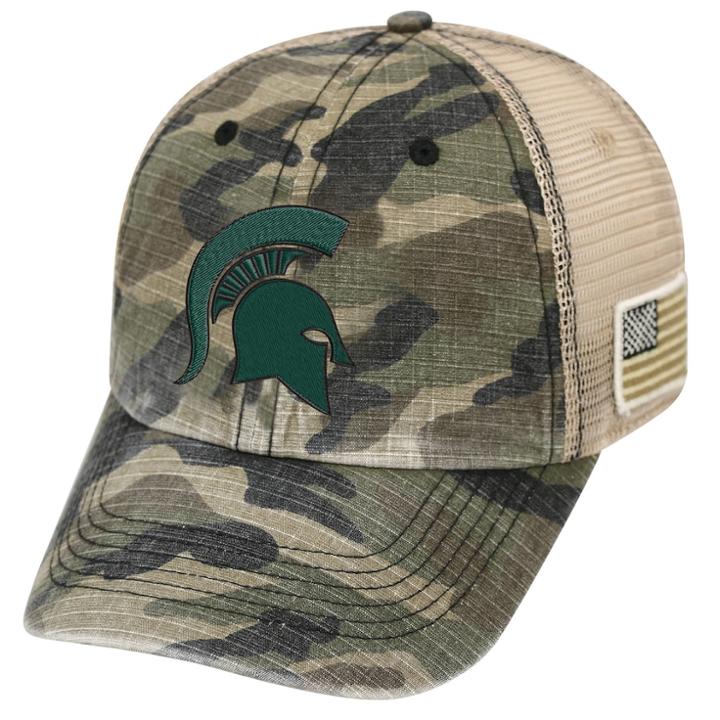 Adult Top Of The World Michigan State Spartans Declare One-fit Cap, Men's, Green Oth