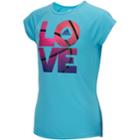Girls 7-16 Adidas Short Sleeve Extraordinary Tee, Size: Large, Dark Blue