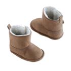 Oshkosh B'gosh&reg; Baby Winter Faux-fur Boot Crib Shoes, Infant Boy's, Size: Newborn, Brown