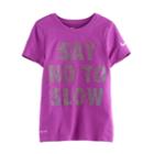 Girls 7-16 Nike Dri-fit Say No To Slow Graphic Tee, Size: Large, Purple Oth