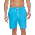 Men's Croft & Barrow&reg; Solid Swim Trunks, Size: Large, Light Blue