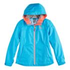 Girls 7-16 Zeroxposur Lightweight Kelly Rain Jacket, Size: Large, Blue