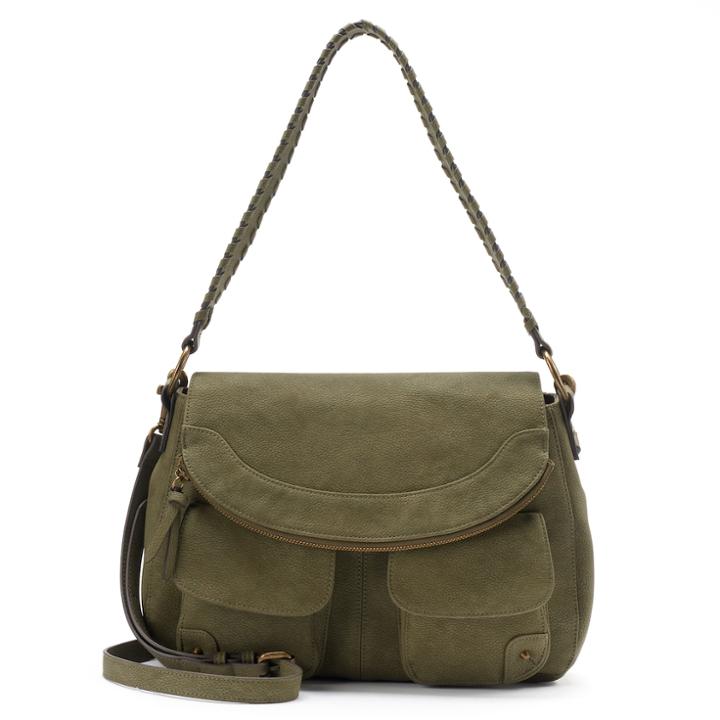 Sonoma Goods For Life&trade; Willow Whipstitch Convertible Hobo, Women's, Dark Green