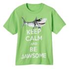 Boys 8-20 Keep Calm And Be Jawsome Tee, Boy's, Size: Medium, Brt Green