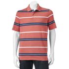 Big & Tall Croft & Barrow&reg; Signature Striped Polo, Men's, Size: 3xl Tall, Dark Pink