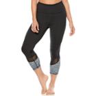 Women's Gaiam Om High Waisted Space-dye Yoga Capri Leggings, Size: Xs, Oxford