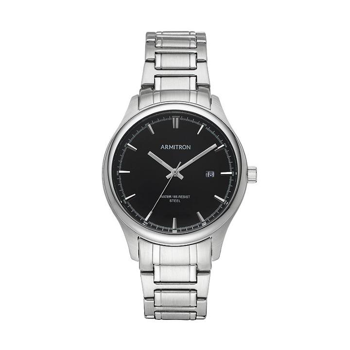 Armitron Men's Stainless Steel Watch - 20/5230bksv, Grey