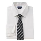 Men's Croft & Barrow&reg; Slim-fit Dress Shirt & Tie Set, Size: 2x-34/35, White