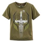 Boys 4-7x Star Wars A Collection For Kohl's Death Star Ship Glow-in-the-dark Graphic Tee, Boy's, Size: 6, Green