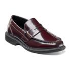 Nunn Bush Kent Jr. Boys' Penny Loafers, Boy's, Size: 2, Dark Red